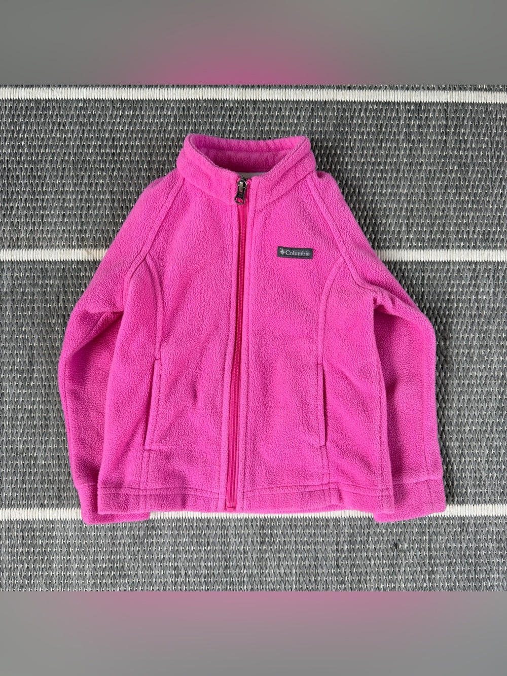 Columbia Toddler Steens Mountain II Pink Fleece Jacket, 4T